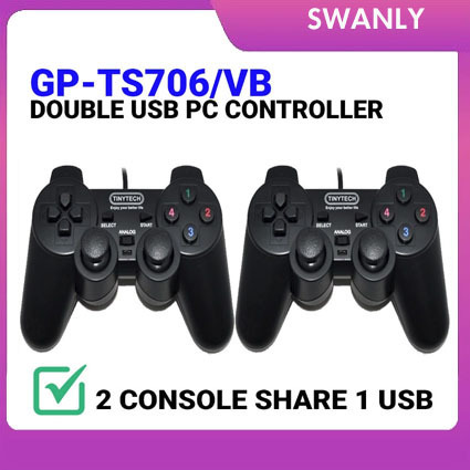TinyTech TS-706 D 2 in 1 USB Game Pad