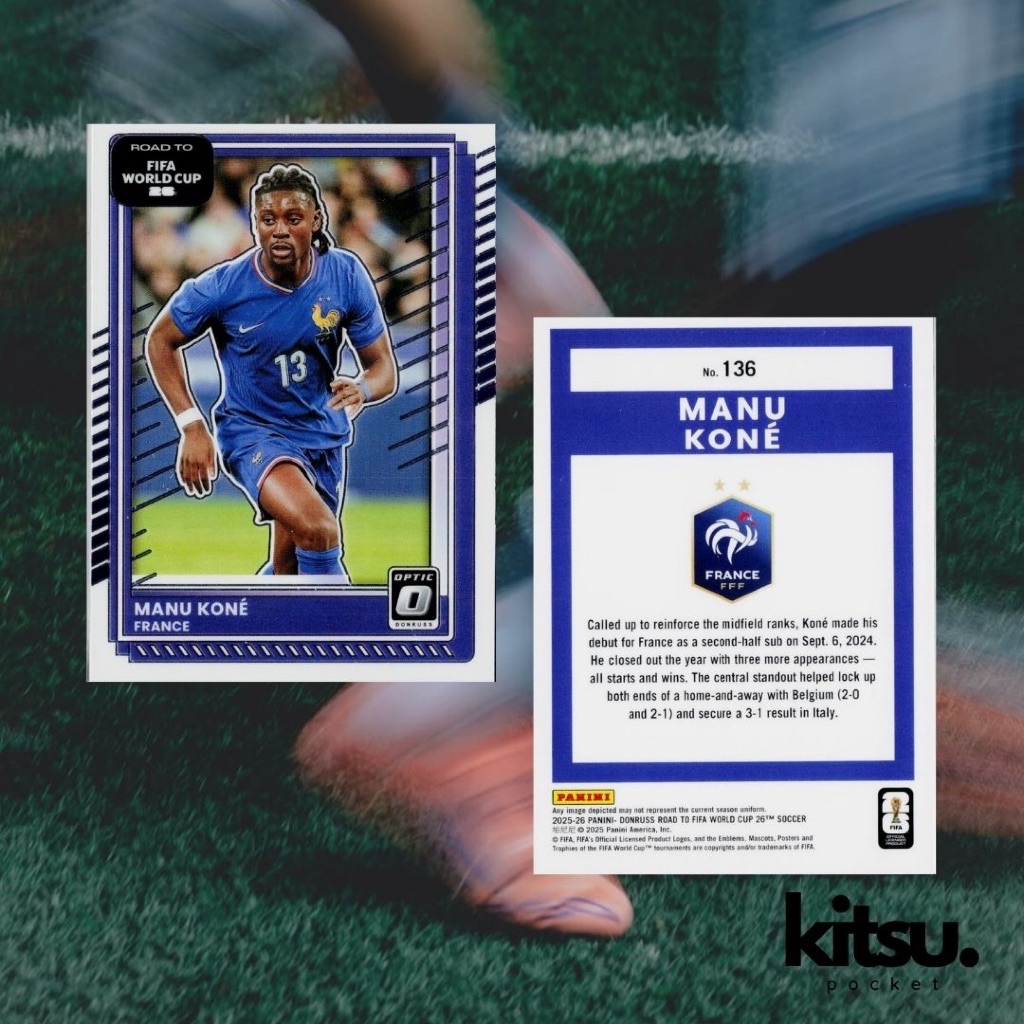 [PANINI] ทีมฝรั่งเศส [DONRUSS] - [ปี 2025-26] ผู้เล่น (Manu/Kounde/Maignan/Aurelien/Olise) FIFA Worl