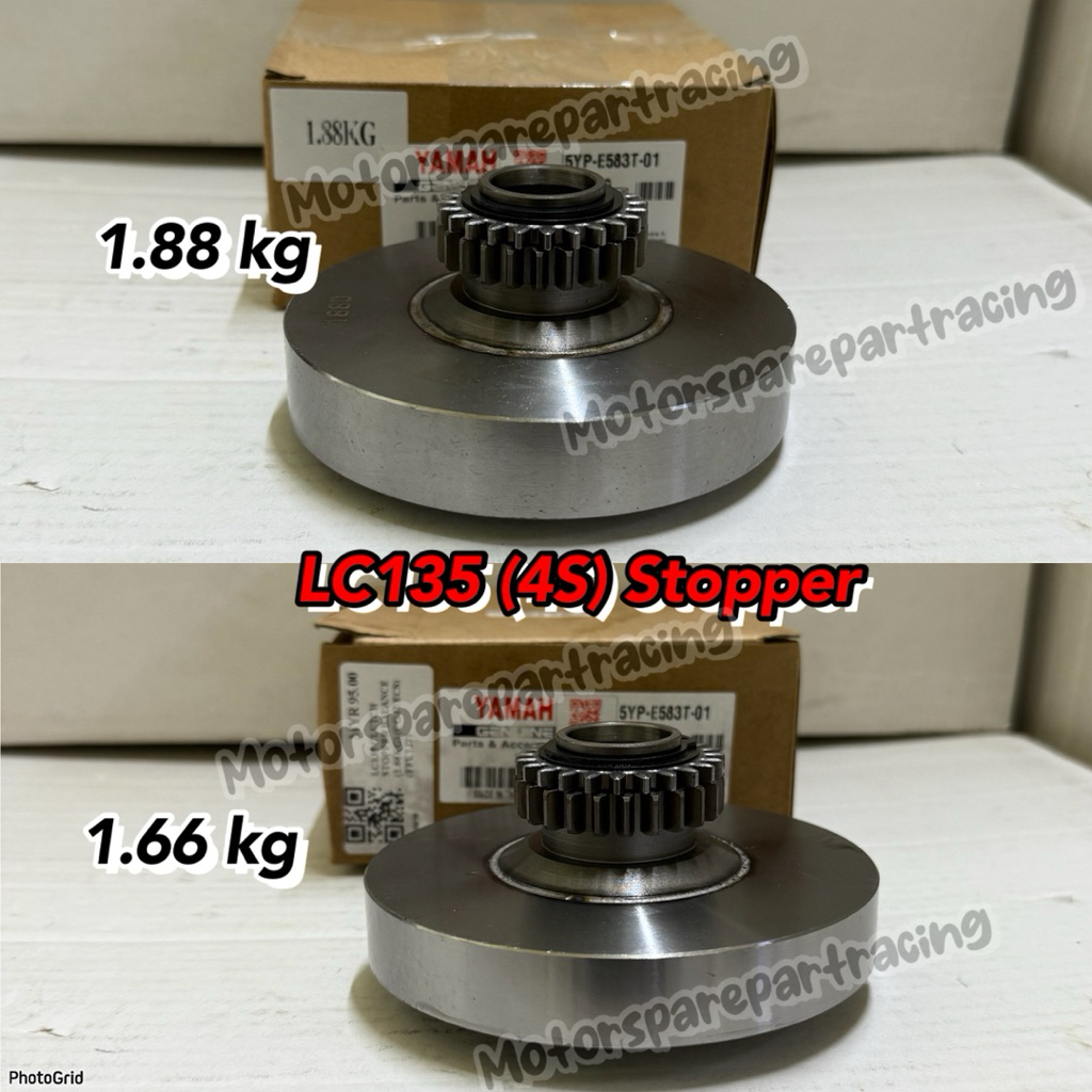 1.6KG DAN 1.8KG STOPPER CLUTCH LC135 STOPPER BALANCER CLUTCH MATI LC CLUTCH TASPER TAIKOM LEO ESPDAD