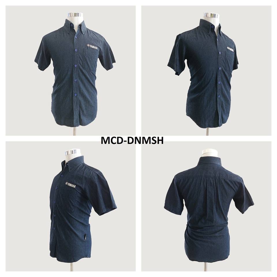 เสื้อยืด YAMAHA DENIM COLLAR BLUE YAMAHA BUSINESS CASUAL ( DNMSH-02 )