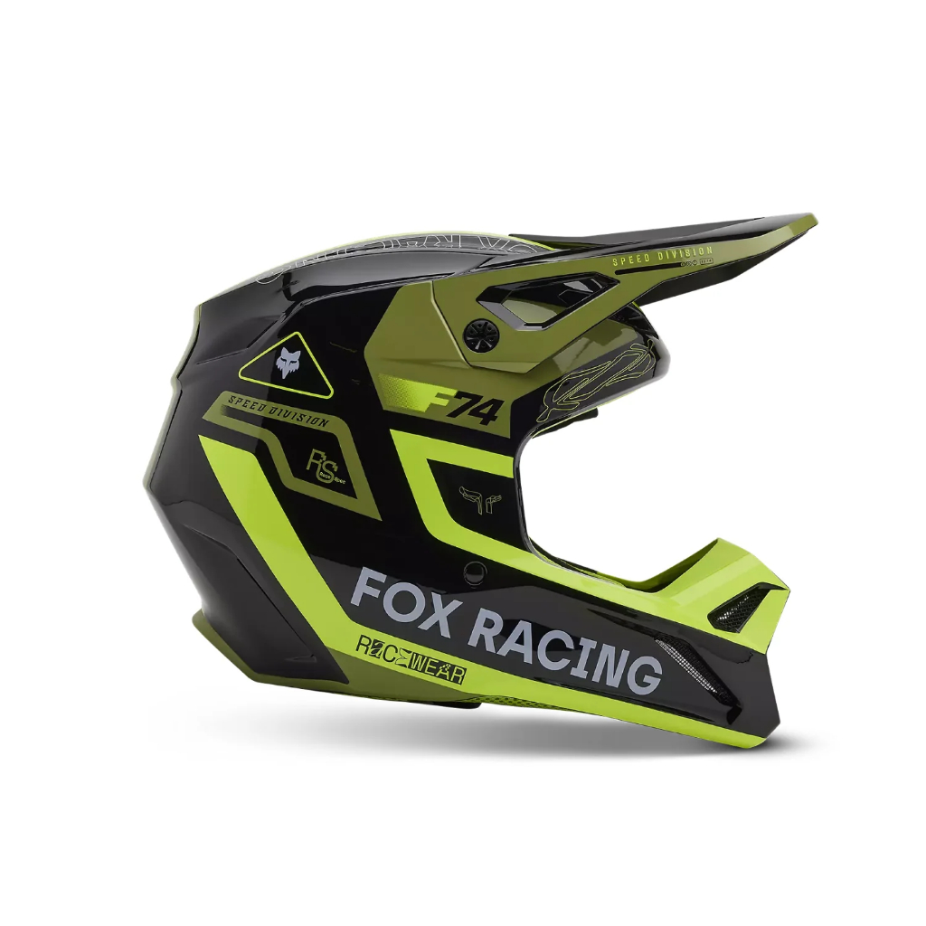 FOX-V1 หมวกกันน็อค Race Spec สีเขียวซีด มอเตอร์ไซค์