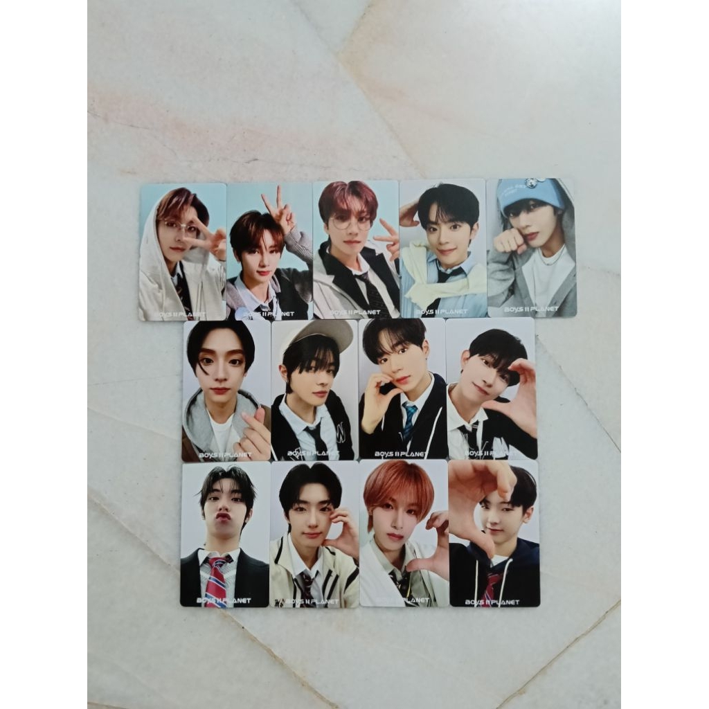 Boys2planet planet การ์ดสถานี 4 unofficial photocard boy planet 2 Boysplanet Lee Sang Won Zhou An Xi