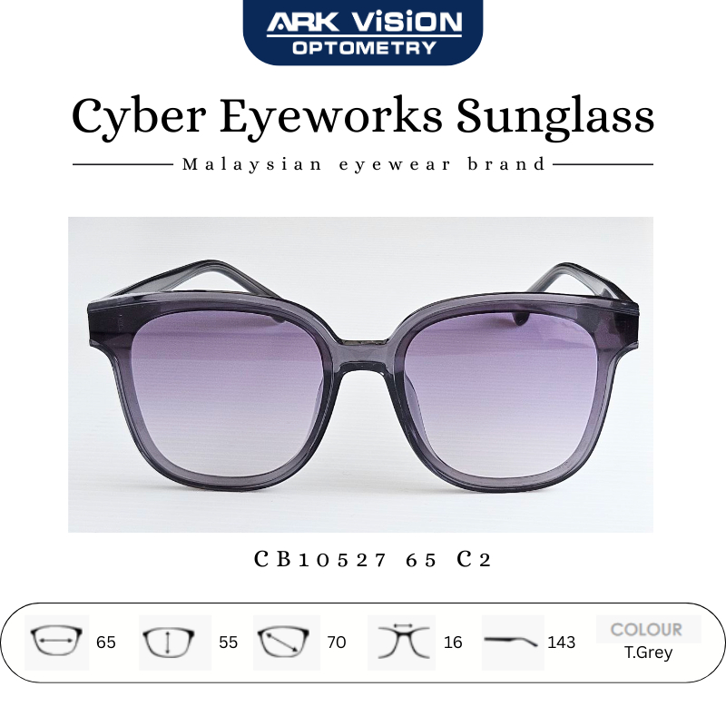 Cyber Eyeworks Sunglass (T.Grey ไซส์ 65 รุ่น CB10527 65 C2)