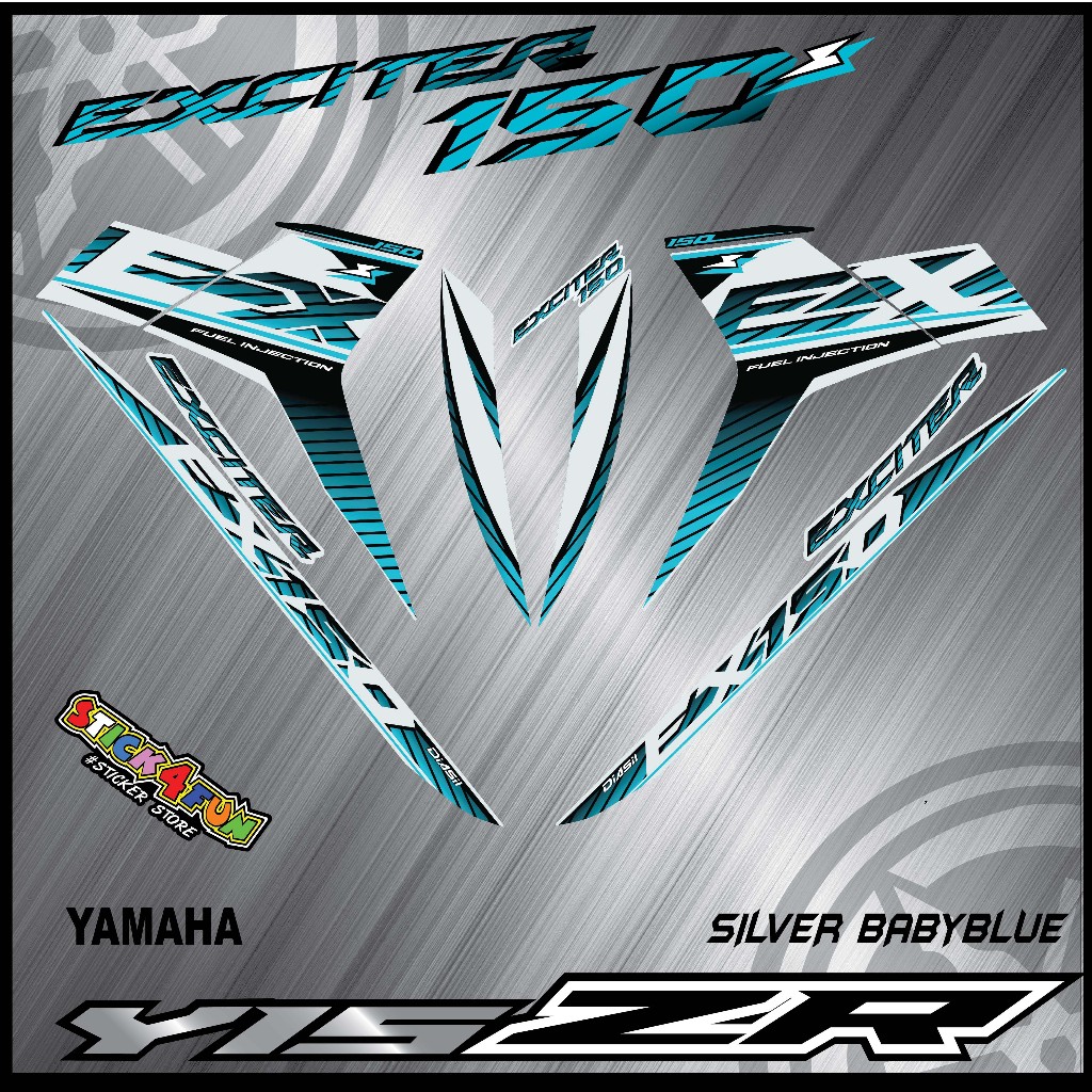 STRIPE MOTOR Yamaha Y15ZR EXCITER CUSTOM STRIPE DESIGN (3) (A-grade) BODY STICKER