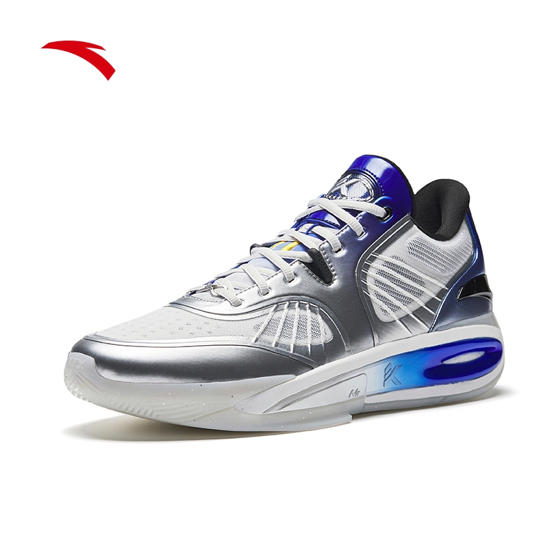 ANTA Men KT 10 รองเท้าบาสเก็ตบอล 1125C1101S-4 -เงิน/เทา/น้ําเงิน (Kasut Bola Keranjang Lelaki)