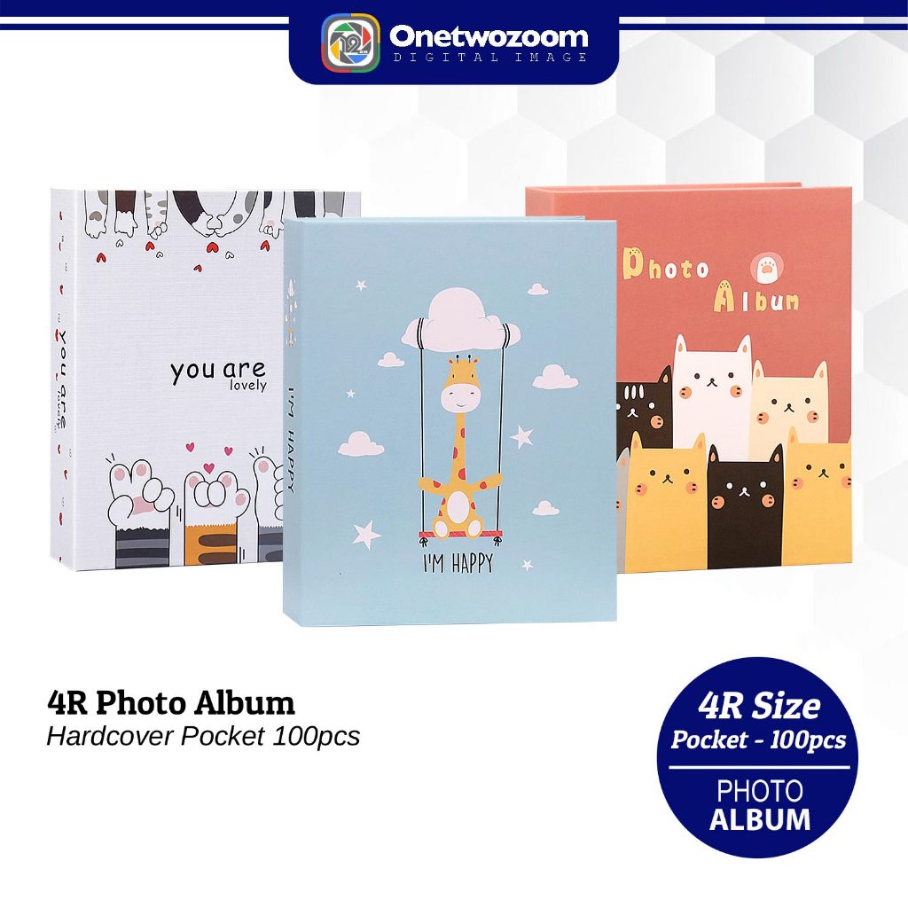 อัลบั้มรูป 4R (4x6 นิ้ว) | อัลบั้มกระเป๋าปกแข็ง | อัลบั้มรูปสล็อตพ็อกเก็ต