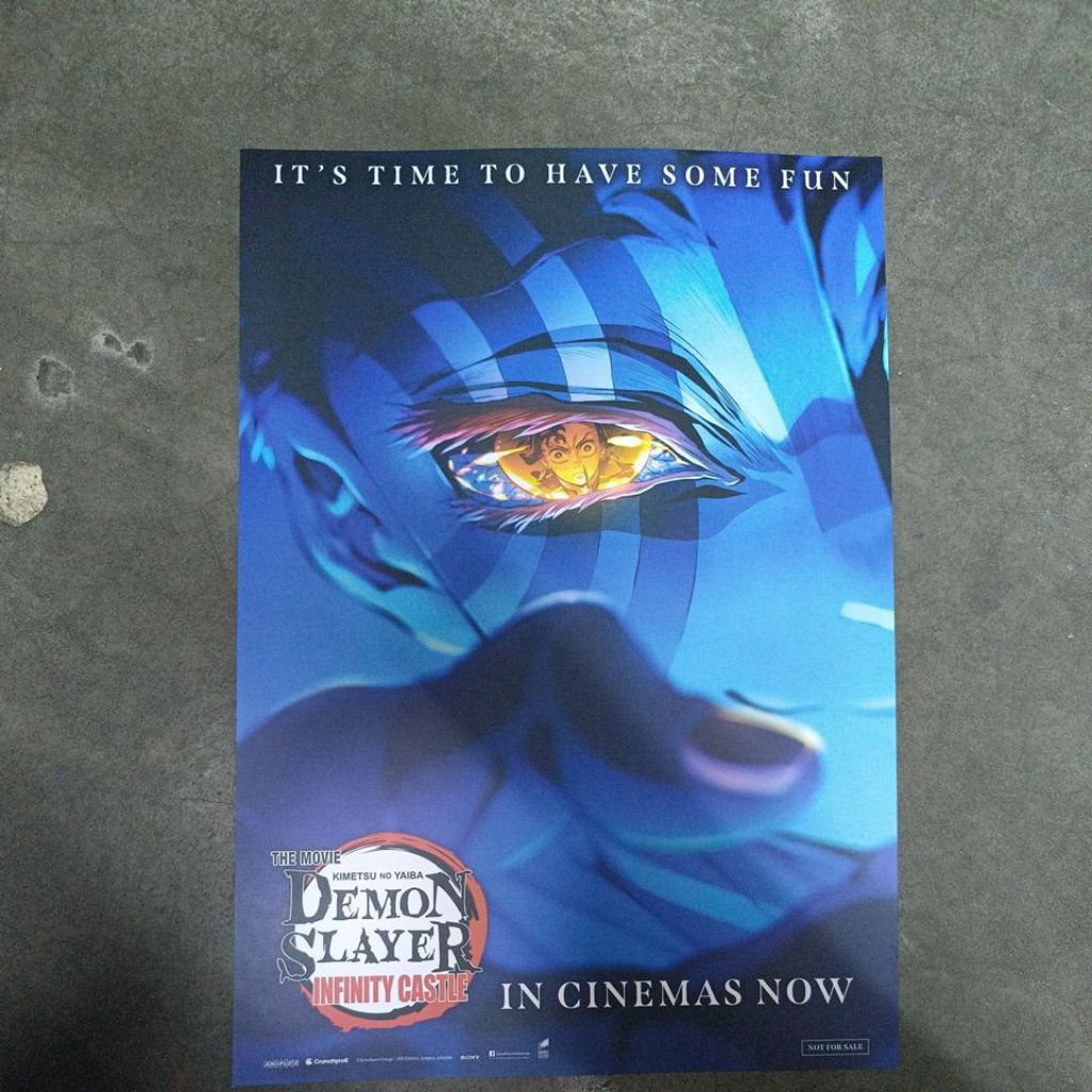 อย่างเป็นทางการ LIMIITED Demon Slayer Infinity Castle Akaza โปสเตอร์ A3