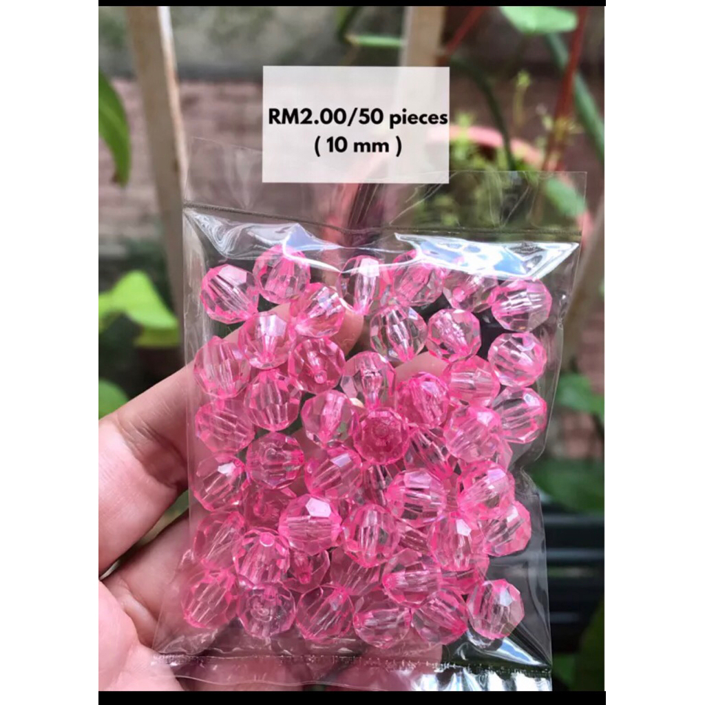 RM2.00/50 kyping : 10mm-004 - Manik - Bead - 10 mm