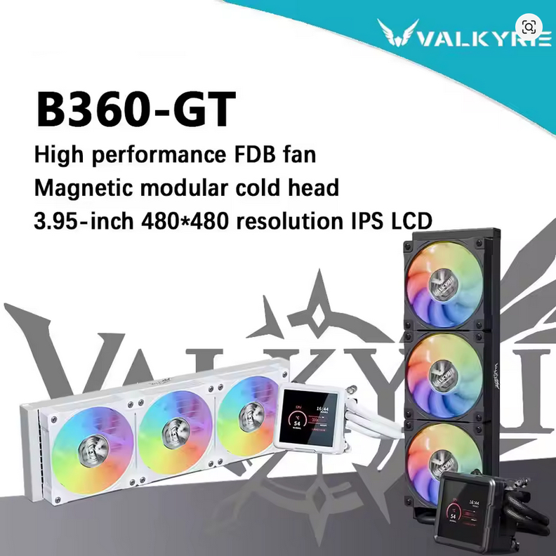 Valkyrie A240 & A360 & B240-GT & B360-GT With lcd 3.95" 480*480 ARGB AIO CPU PC Desktop Liquid Coole