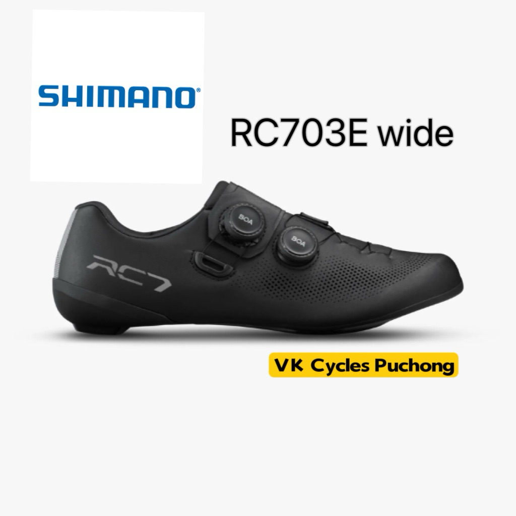 Shimano RC703E Wide Road Cycling Shoes EU39 – รองเท้าจักรยานเสือหมอบน้ําหนักเบา Carbon Sole