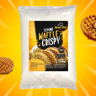 Tepung Waffle Crispy 1kg 🔥 Waffle Rangup Gebu | Premix Waffle Crispy | Tepung Siap Bancuh