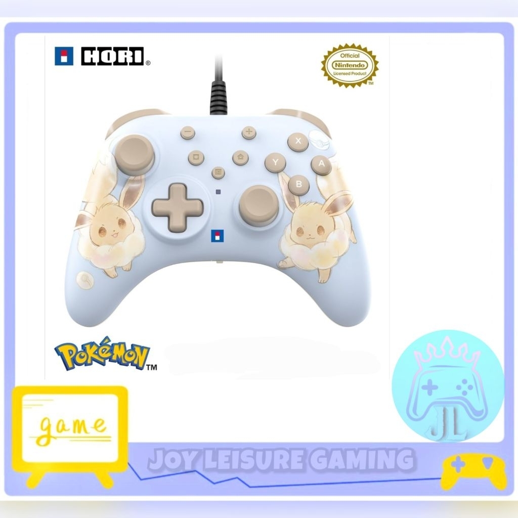 [Pre-0rder] Horipad TURBO สําหรับ Nintendo Switch 2 (Fluffy Eevee) นําเข้าจากประเทศญี่ปุ่น