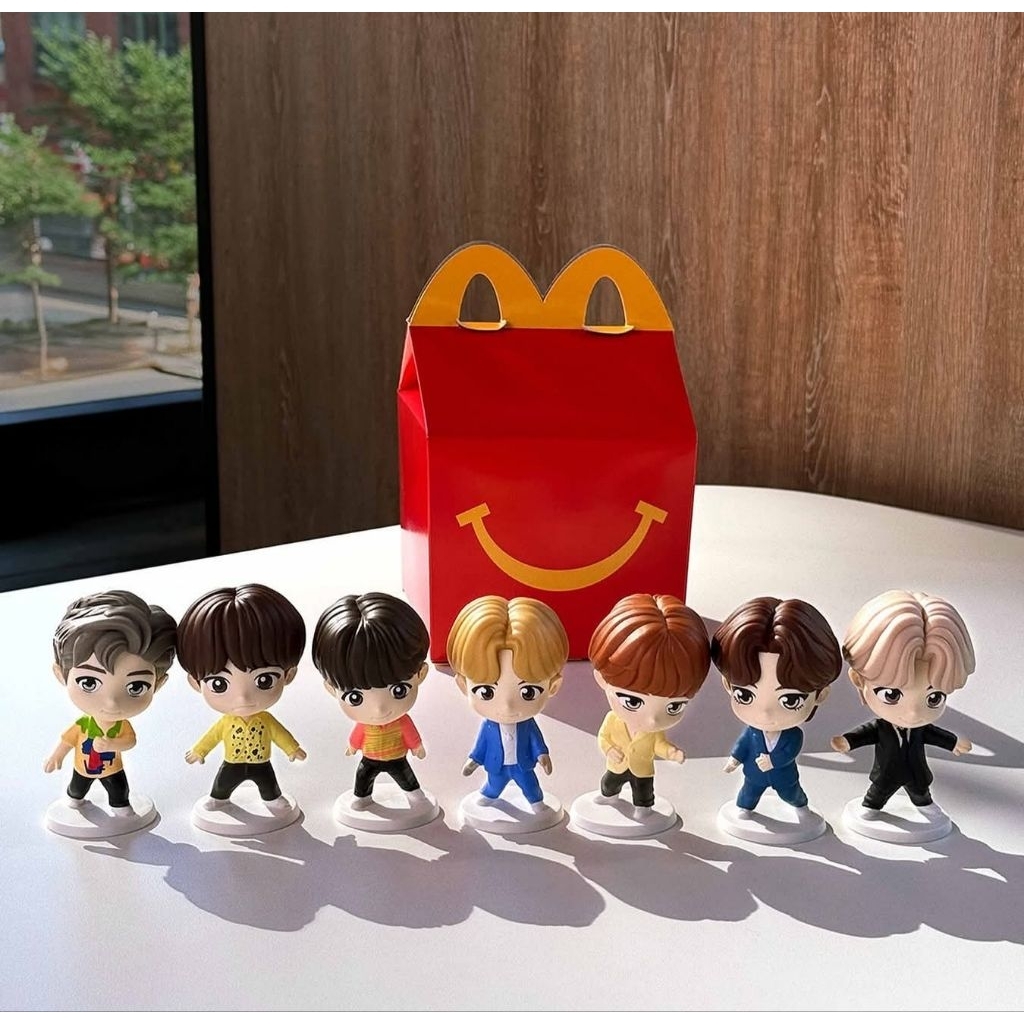 McDonalds McDonalds Mcd Meokdi Happy Meal Toy X TinyTAN FULL SET 7pcs insipred โดย BTS Throwback/Enc
