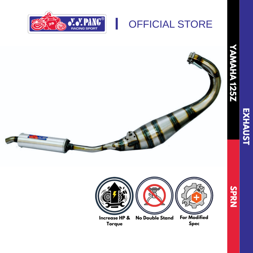 YYPANG ท่อไอเสีย Yamaha 125Z-SPRN