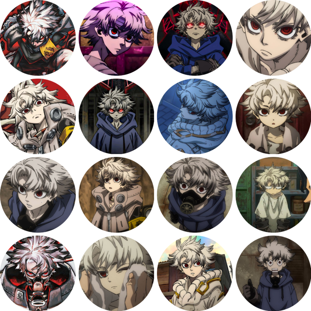 ตรากระดุม Gachiakuta Rudo Surebrec 58mm