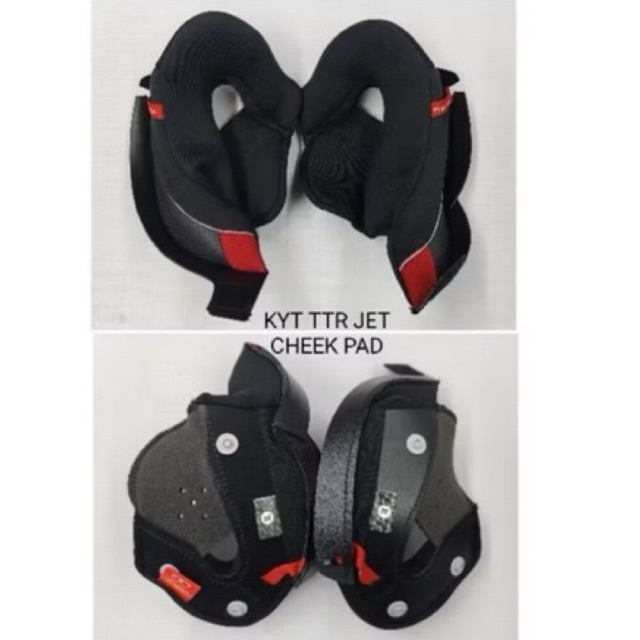 หมวกกันน็อค KYT TTR JET แผ่นรองแก้ม