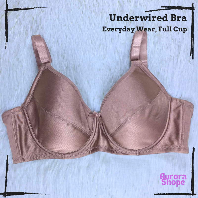 Isha Underwired สบาย Bra Plunge Full Cup Berdawai 34B-40C Spice