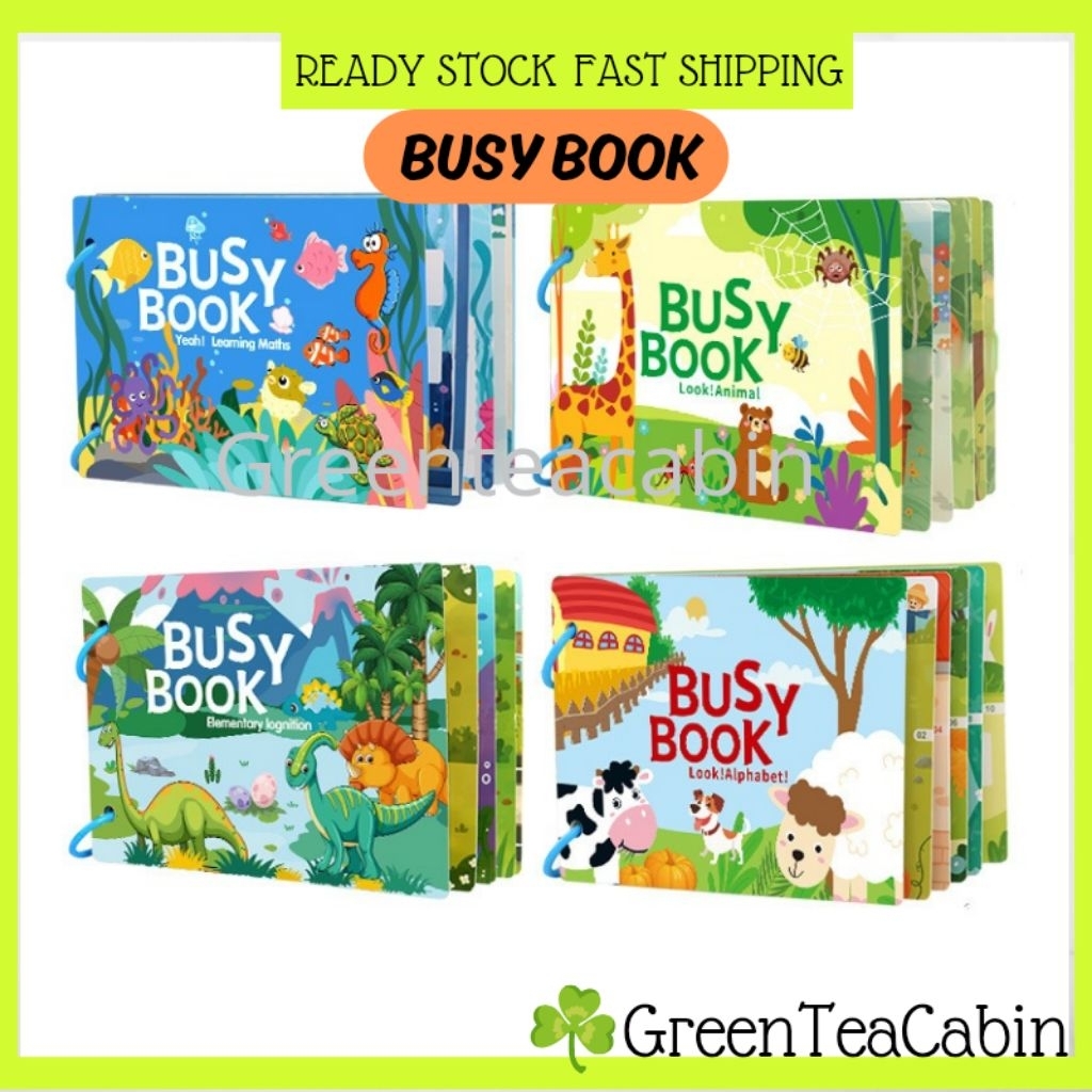 MY FIRST BUSHY BOOK QUITE BOOK CHILDREN BSY BOOK TEAR-OFF BOOK STICKER BOOK EDUCATIONAL ของเล่น