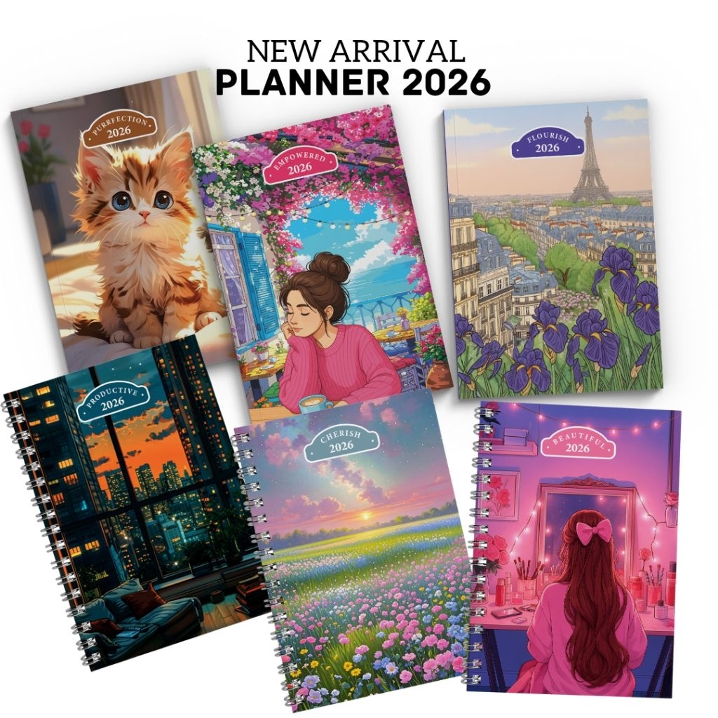 Planner 2026 Diary 2026 Planner Book Notebook 2026 ชุด Hadiah Guru