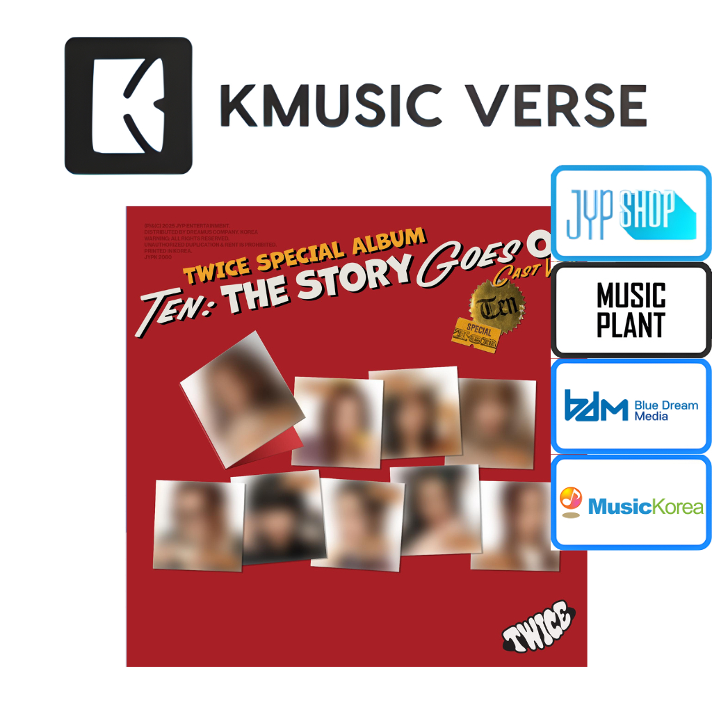 [POB] TWICE - [TEN: THE STORY GOES ON] อัลบั้มพิเศษ CAST VER.
