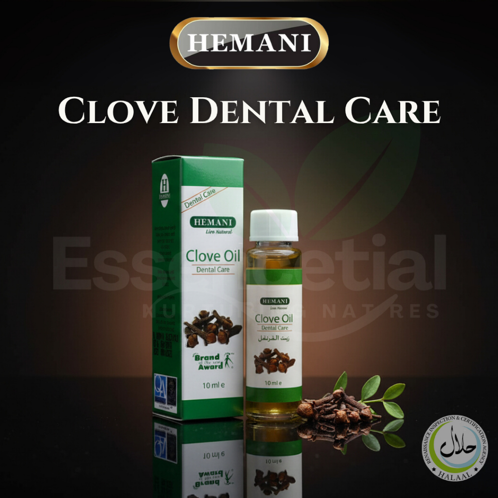 กระเป๋าเงินสําหรับดวงตาของ Sakit Gigi, Gus | Hemani Clove Oil for Dental Care 10ml - ปวดฟัน ปวดเหงือ