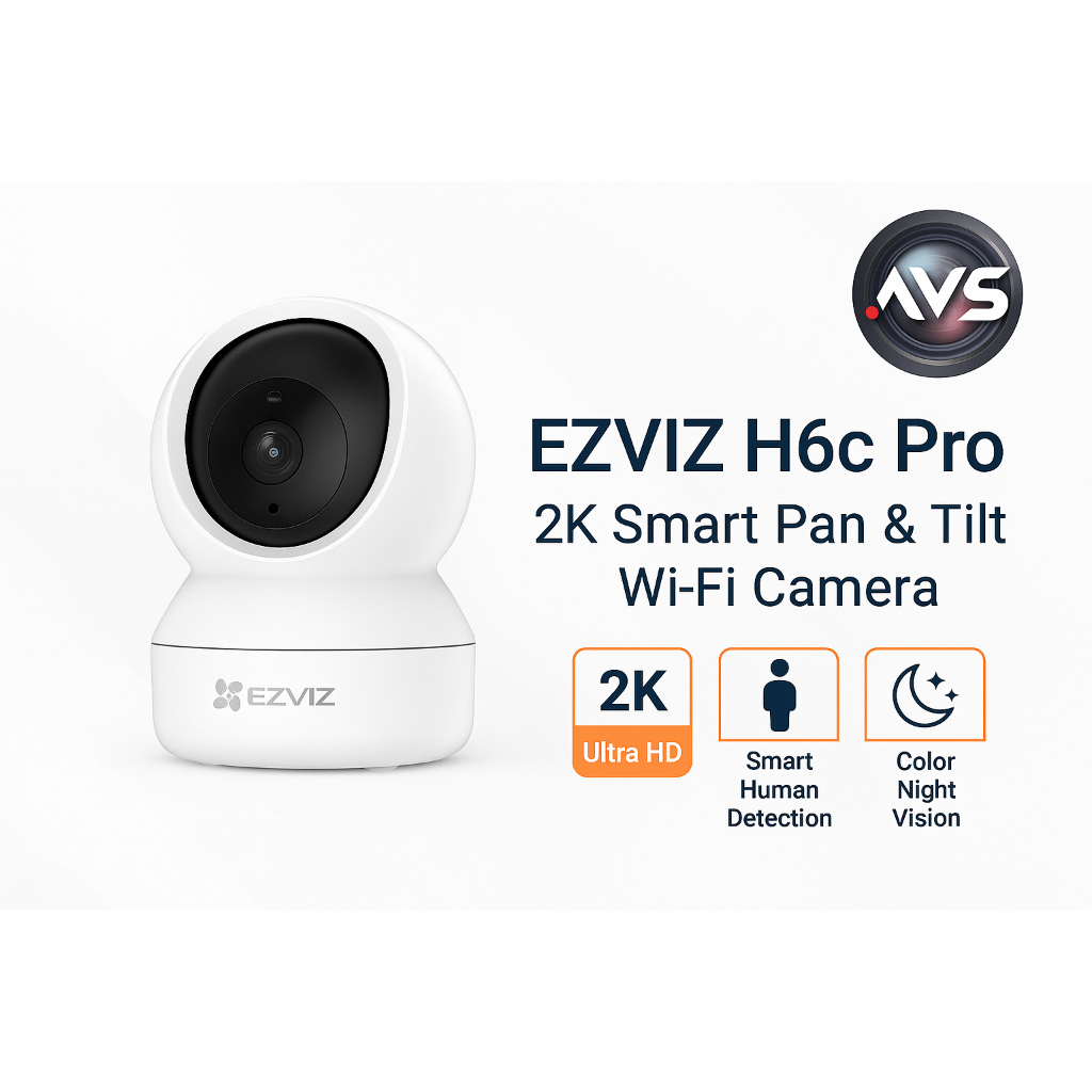 กล้อง Wi-Fi อัจฉริยะ EZVIZ H6c Pro 2K