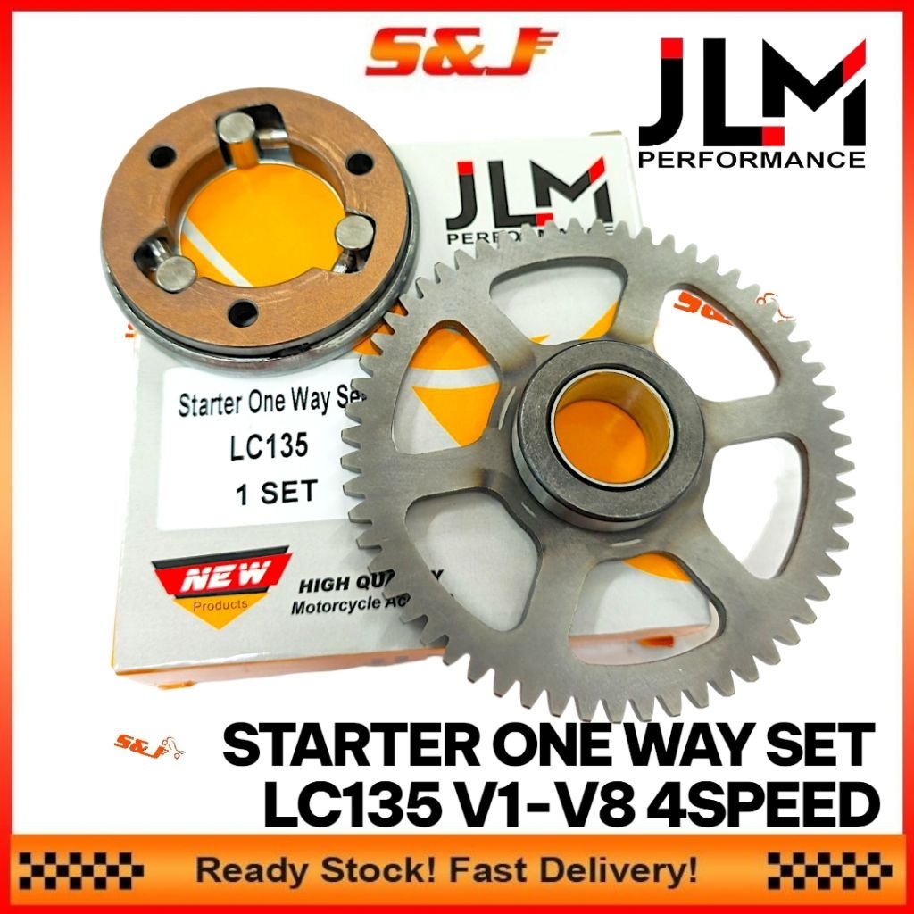 LC135 4S 135LC V1 - V7 V8 MAGNET STARTER ONE WAY SET ONE WAY STARTER MAGNET ONE WAY STARTER