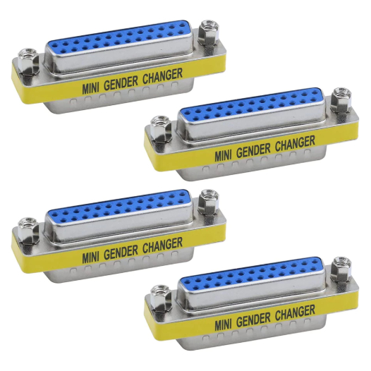เครื่องชาร์จ VGA Gender 25 pin Female to Female, Male to Female and Male to Male