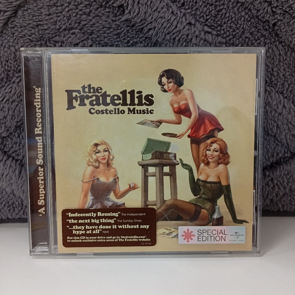 K23-71 ซีดี TERPAKAI [ THE FRATELLIS - COSTELLO MUSIC ] ซีดีมือสอง K23-71