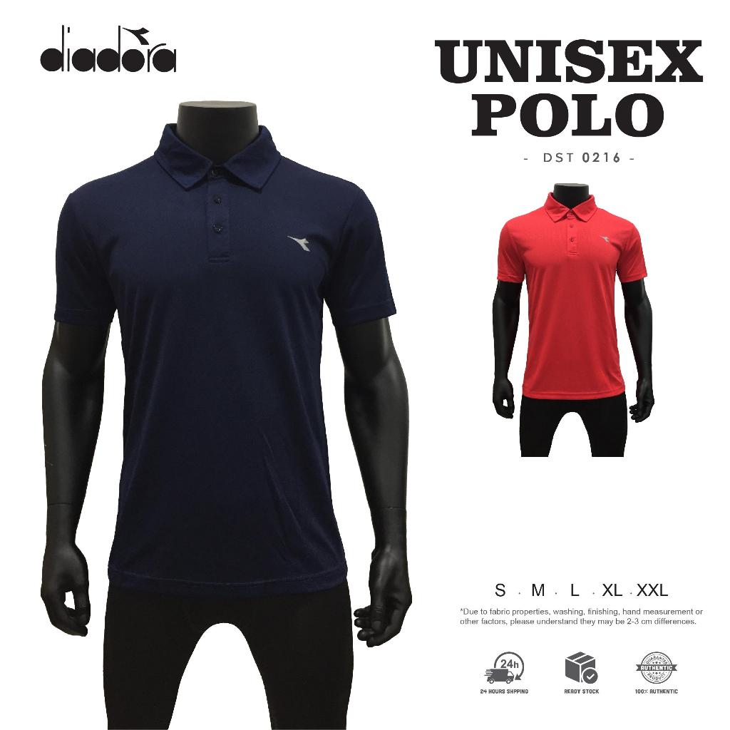 Diadora UNISEX POLO ดีไซน์คอปกผ้าฝ้ายตัดขนาดเสื้อผ้าขนาดใหญ่ - DST0216