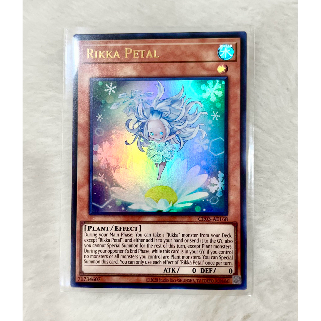 YUGIOH [EN] - [CR03-AE168-UR] - Rikka Petal
