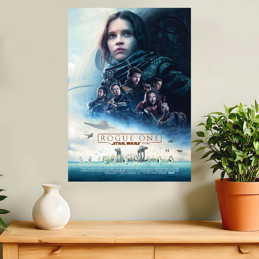 Star Wars Rogue One Poster & Frame Wall Decorative (88)