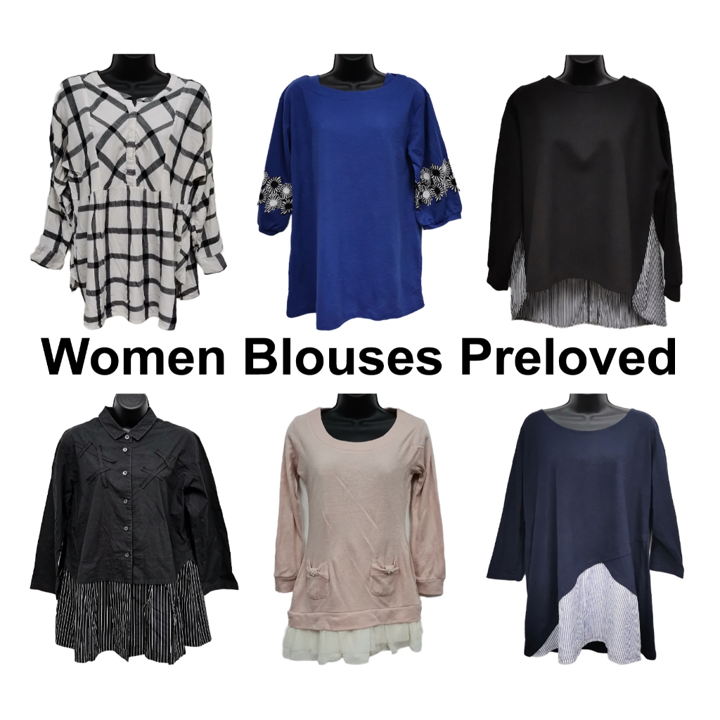 เสื้อเชิ้ตผู้หญิง kemeja Preloved (B05)