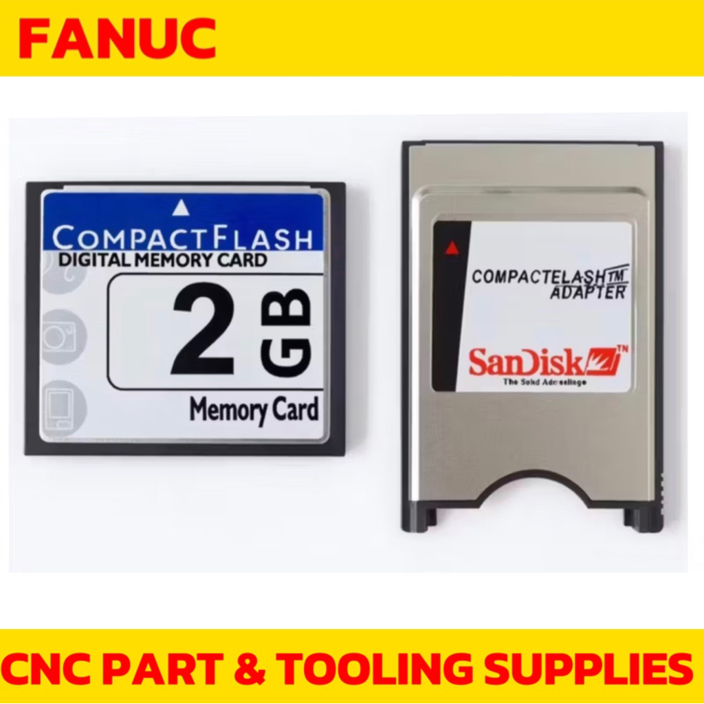 FANUC CARD READER (อะแดปเตอร์ SANDISK PCMCIA และ CF CARD 2 GB)