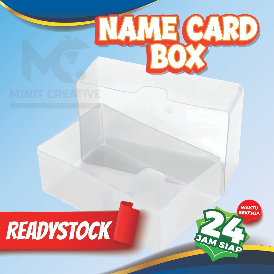 NAME CARD BOX TRANSPARKENT / KOTAK BISSES CARD