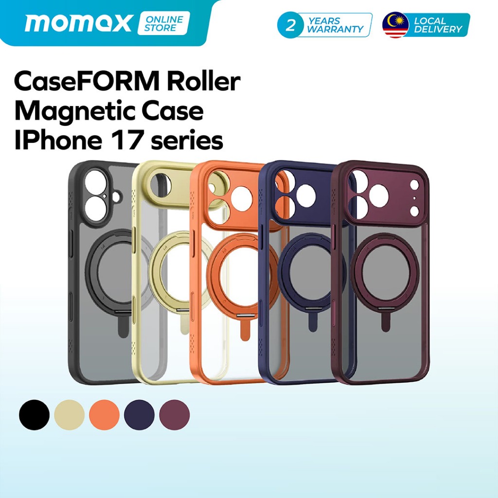 Momax CaseFORM Roller Magnetic Case iPhone 17 Series