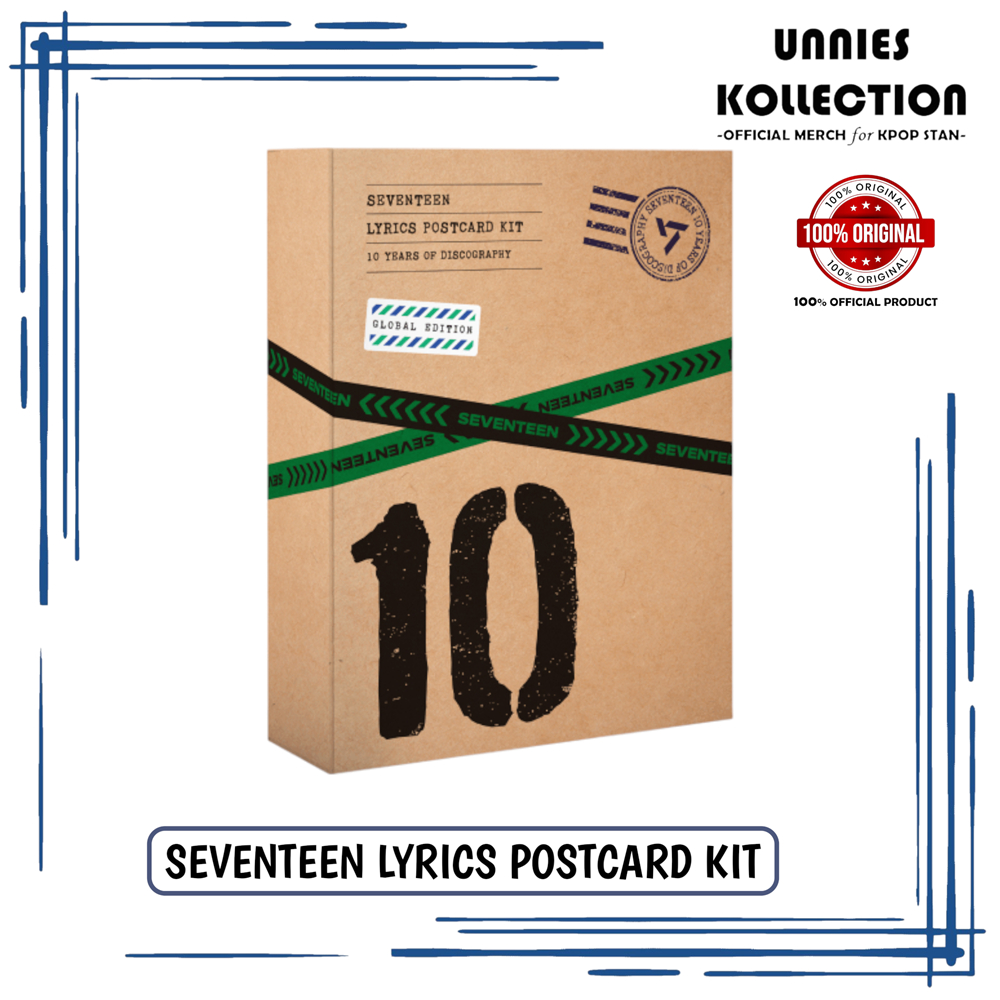 ชุดการ์ดโปสการ์ด SEVENTEEN LYRICS