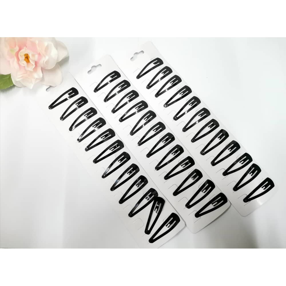 1 Kad Klip Rambut Tic Tac (1 Kad 12 ชิ้น) 1 ใบ กิ๊บติดผม Tic Tac