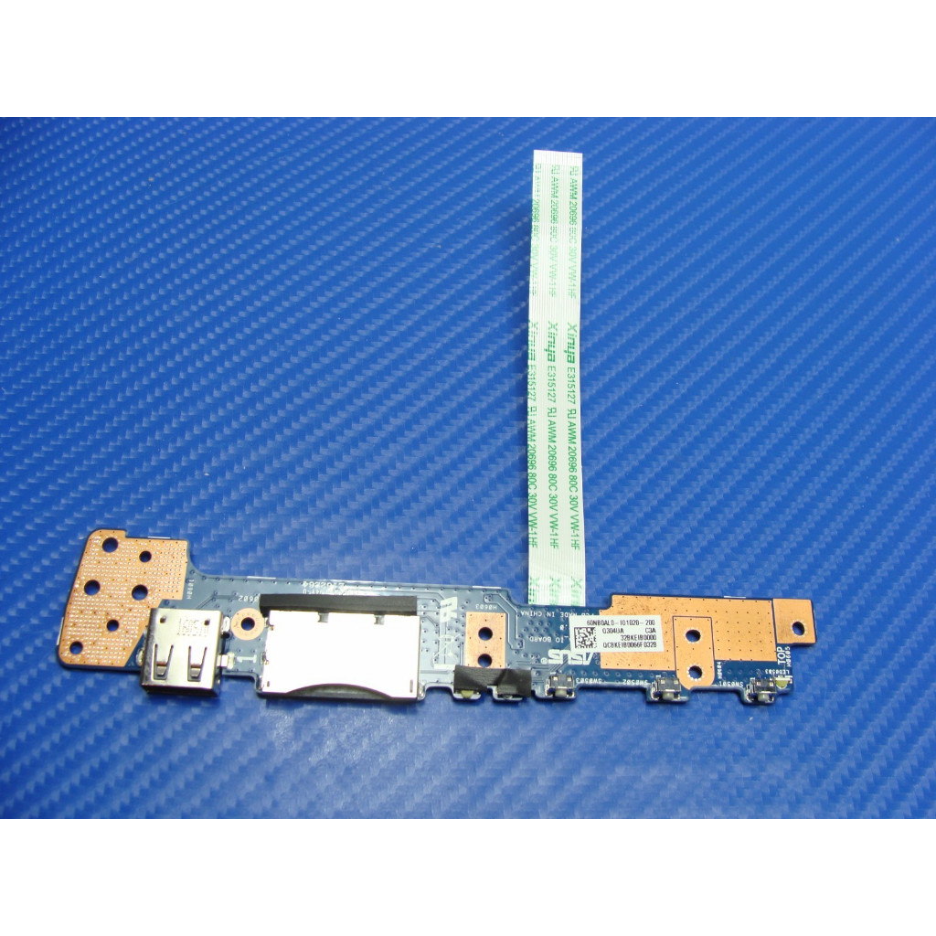 Asus Q304UA-BBI5T10 13.3 "เครื่องอ่านการ์ดปุ่ม USB LED Board 32BKEIB0000 (KN 941)
