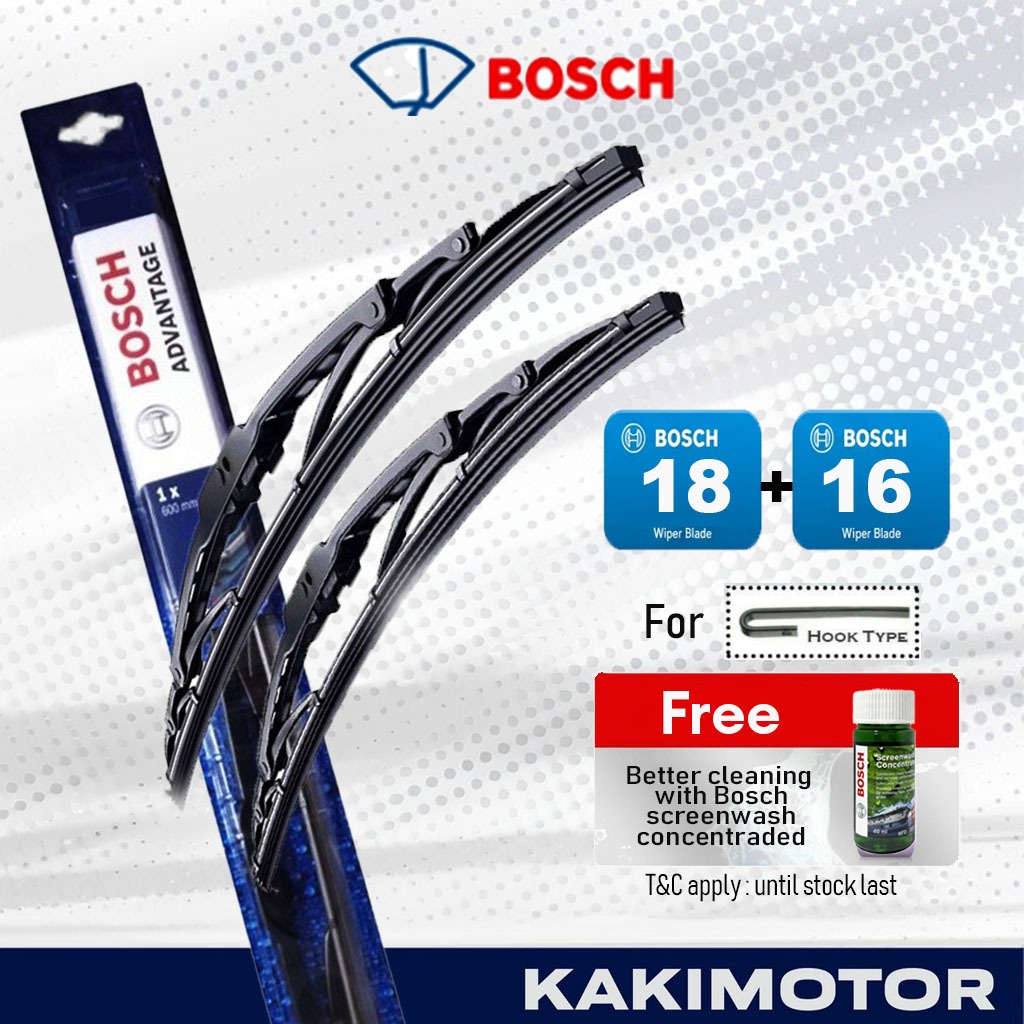 BOSCH 1PAIR-U HOOK BA1816 KANCIL/BOWER HOOK