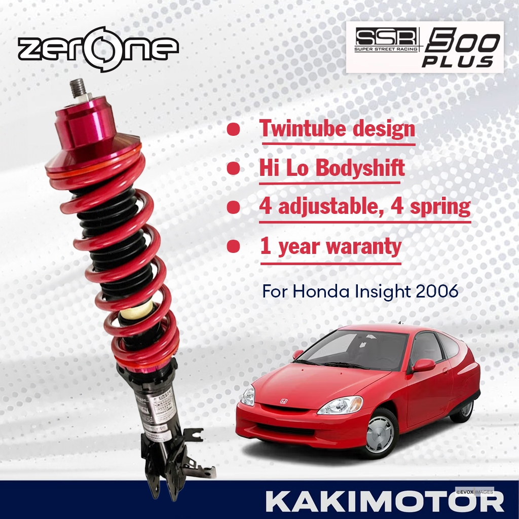 HONDA INSIGHT ZE2 06-14 ZERONE SSR500 PLUS HI LO BODYSHIFT ADJUSTABLE