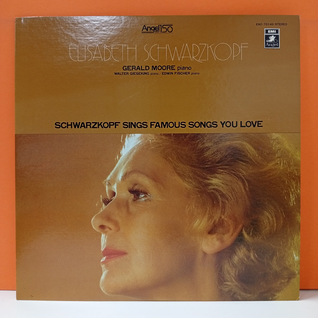 RR34-44 LP TERPAKAI [ ELISABETH SCHRZKOPF - SCHWARZKOPF SINGS FAMOUS SONGS YOU LOVE ] INK < NM >