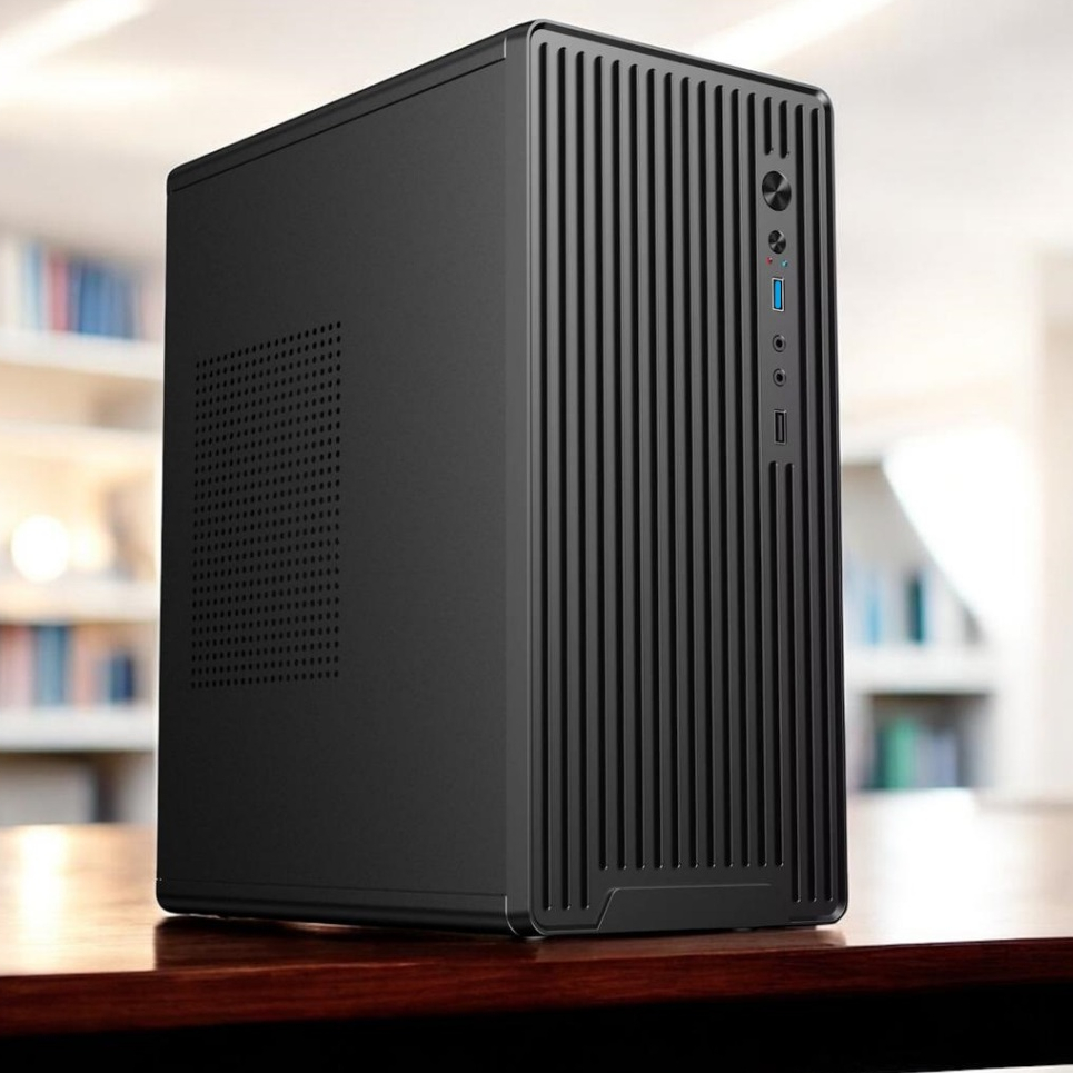 MBOX Mini M-ATX & ITX Budget Office PC Case พร้อมแหล่งจ่ายไฟ USB 3.0 W/O ( MC-10 )