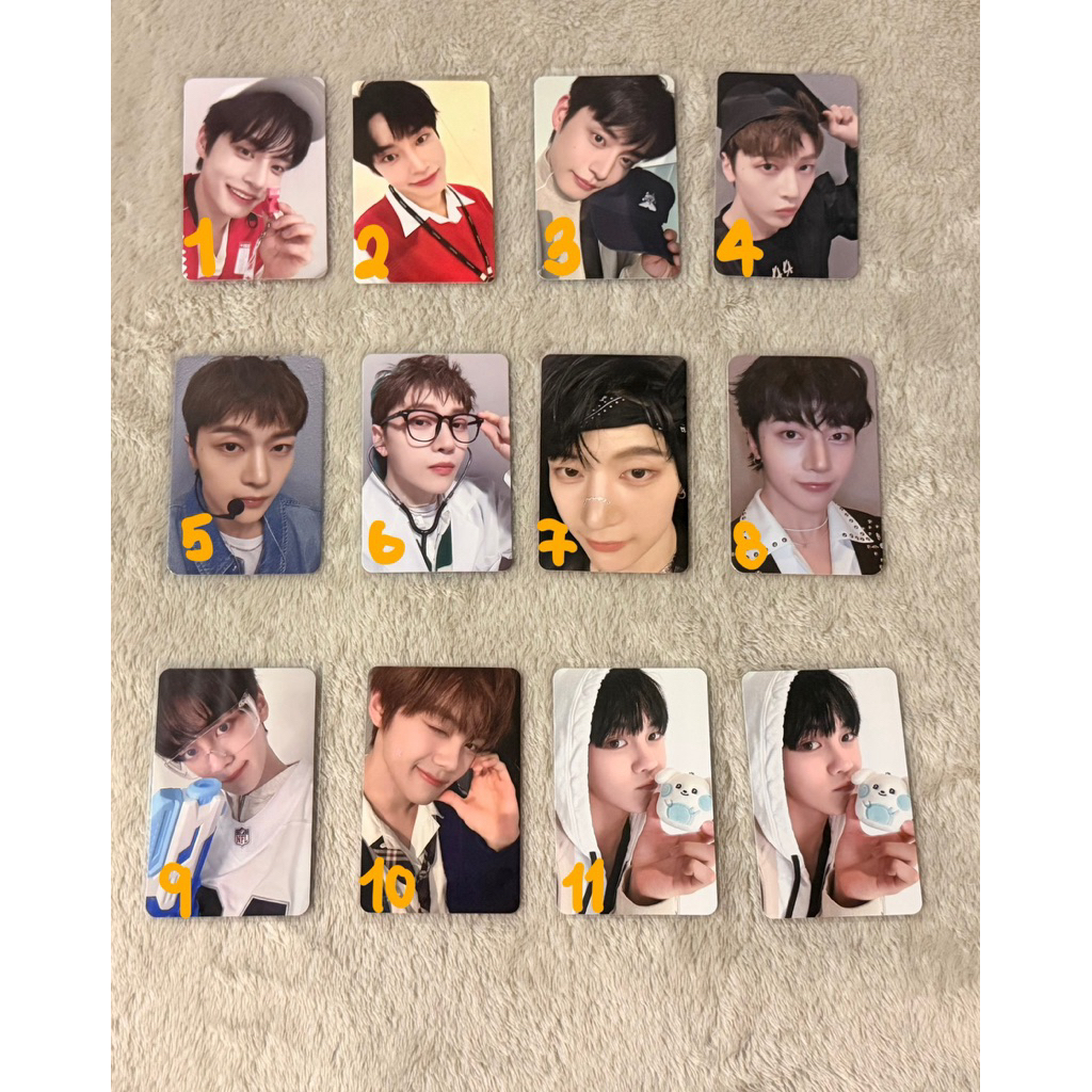 ZEROBASEONE อย่างเป็นทางการ POB JIWOONG ZHANGHAO HANBIN MATTHEW RICKY TERAE GYUVIN GUNWOOK YUJIN