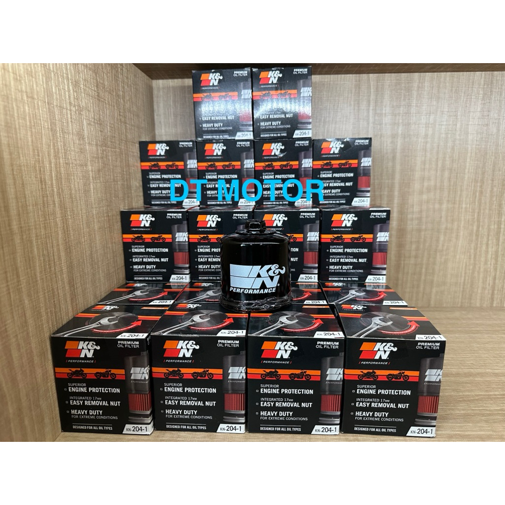 กรองน้ํามันเครื่อง K&N (KN-204-1) R25, MT07, MT09, CBR600RR, CB650F