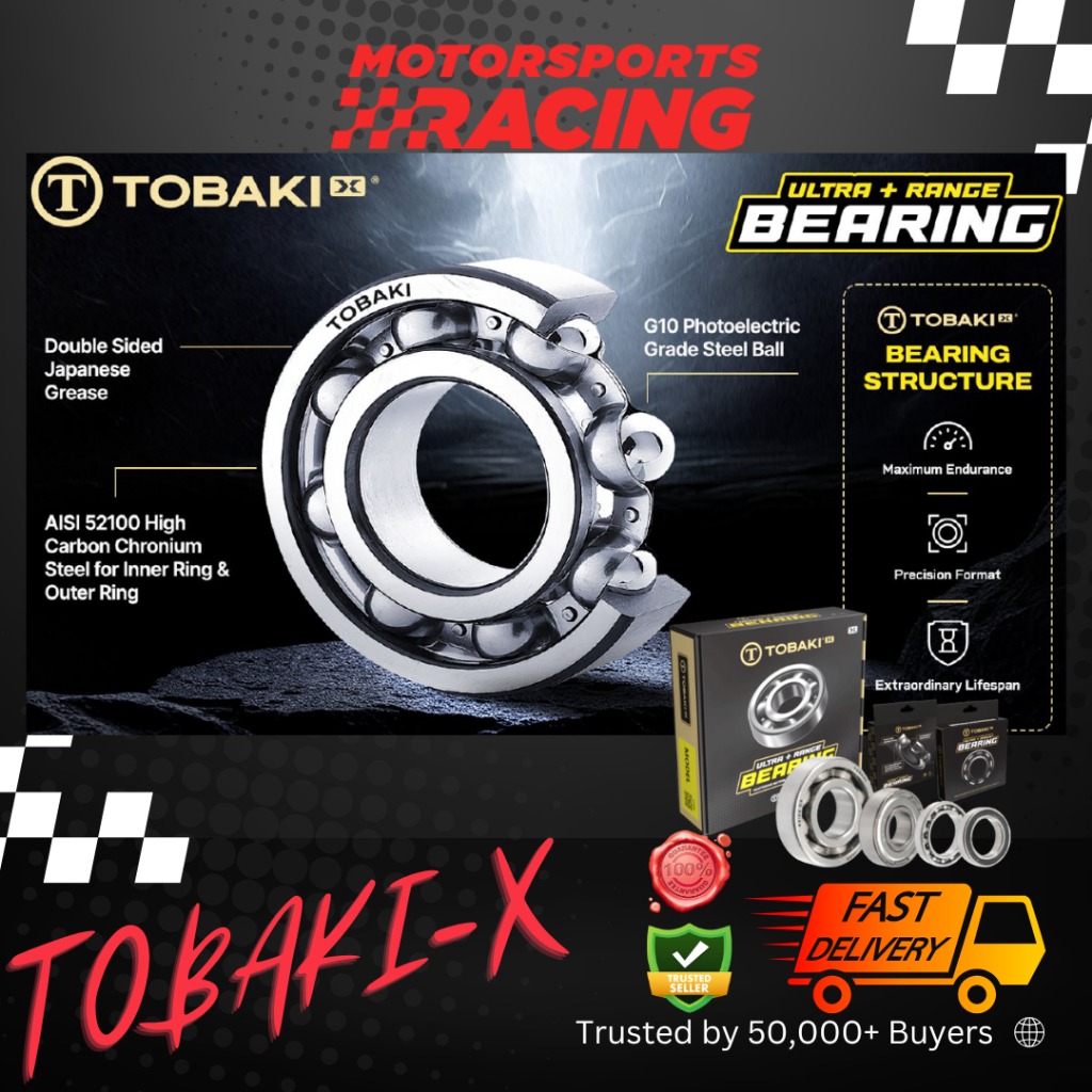 TOBAKI-X RACING ULTRA+RANGE C3 BEARING SET Y110 Y125Z LC135 SRL115 FI SRL110 FZ150I Y15ZR Y16ZR TZM 