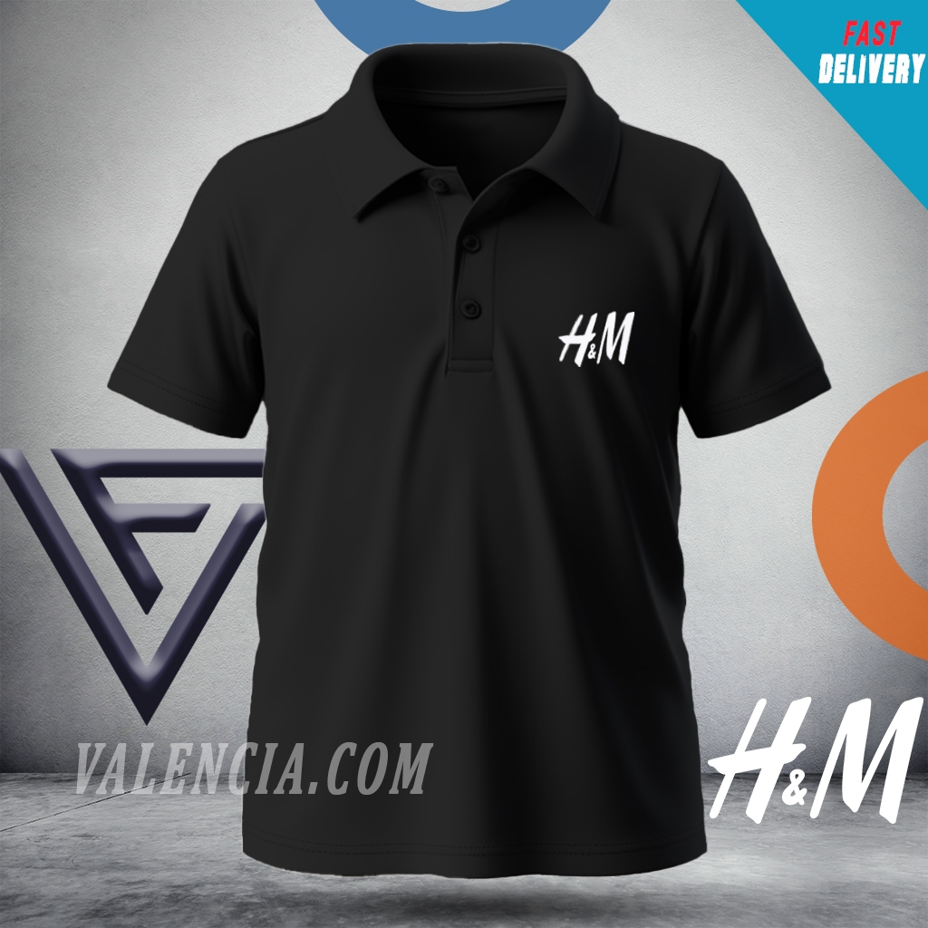 เสื้อยืดโปโลเด็ก (Boy/Girl) 2y -14y Unisex size hm print 100 % Premium Organic Cotton Quality Print 