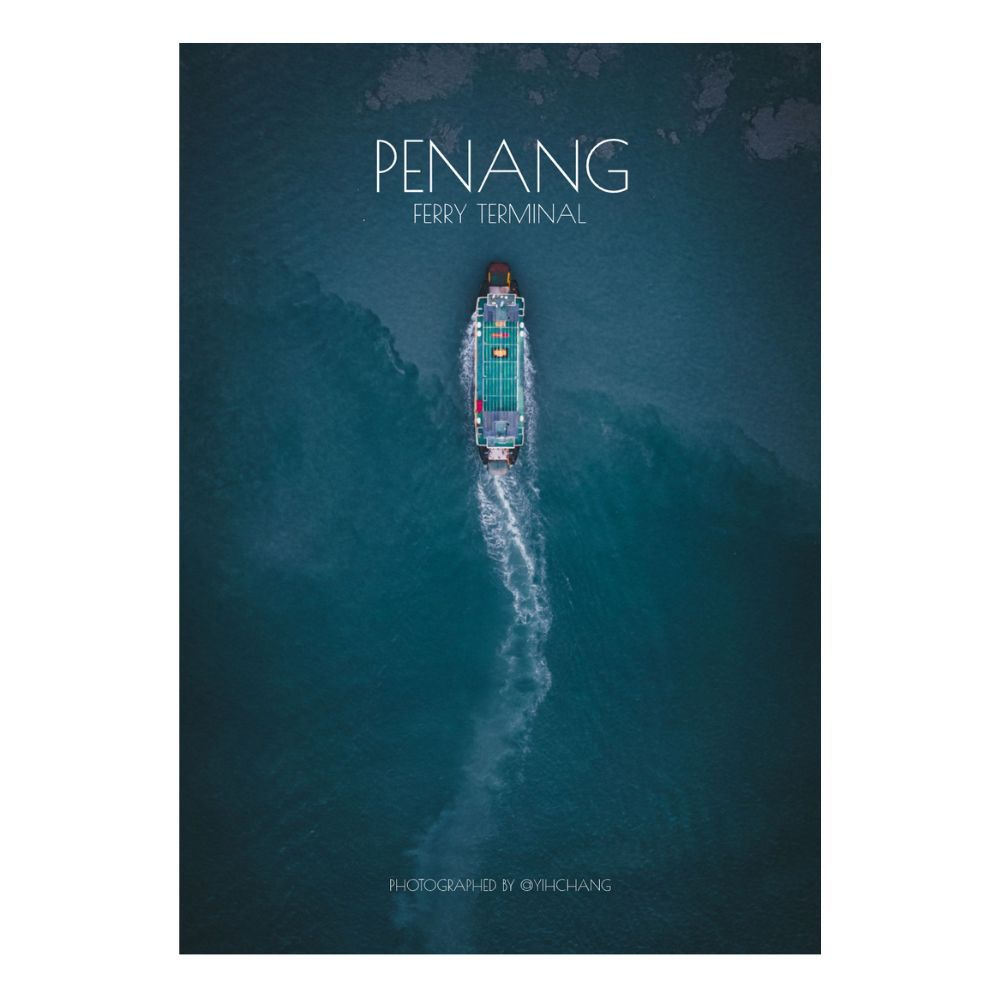 ของที่ระลึกโปสการ์ด - Penang Ferry Terminal Ferry - Yih Chang Studio
