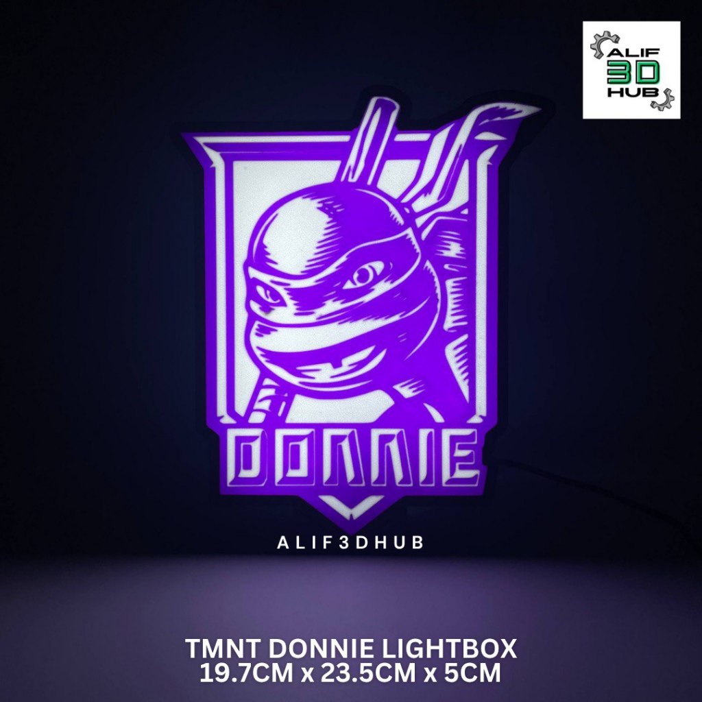 TMNT Donnie Lightbox ตกแต่ง
