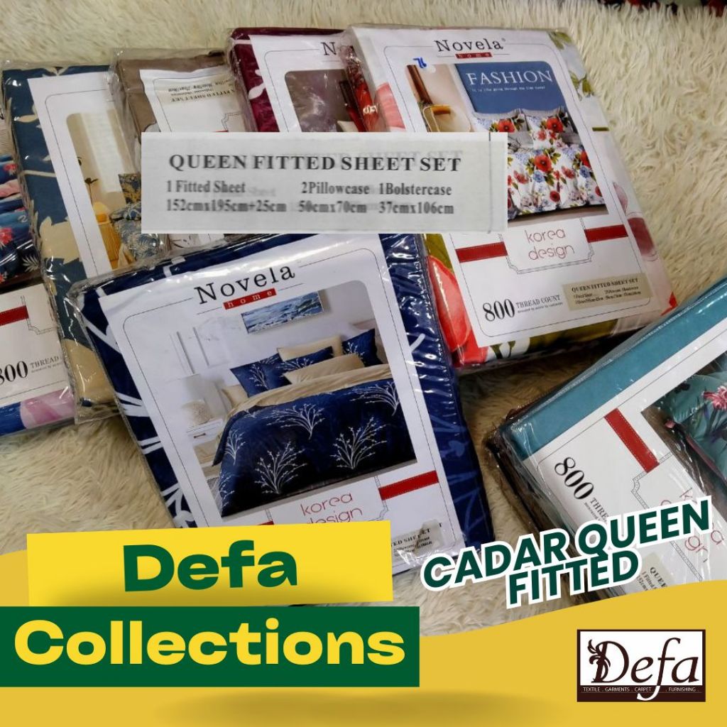 ผ้าปูที่นอน Cadar Queen ติดตั้ง 4 in 1 / Queen 4 in 1